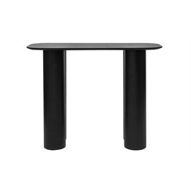 Console en bois noir l100 cm foleen