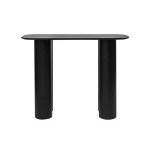 Console en bois noir l100 cm foleen