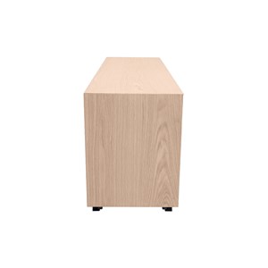 Buffet  finition bois chêne 2 portes 3 tiroirs l160 cm manny