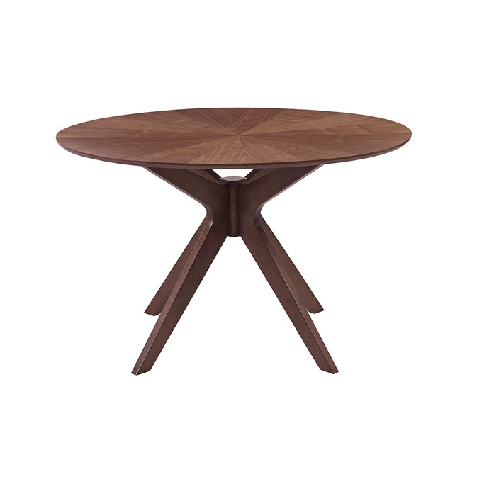 Table à manger ronde noyer d120 cm dielli