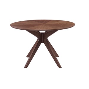 Table à manger ronde noyer d120 cm dielli