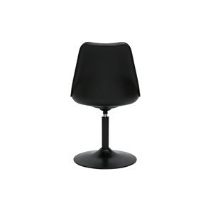 Chaise pivotant noir mat steevy v2
