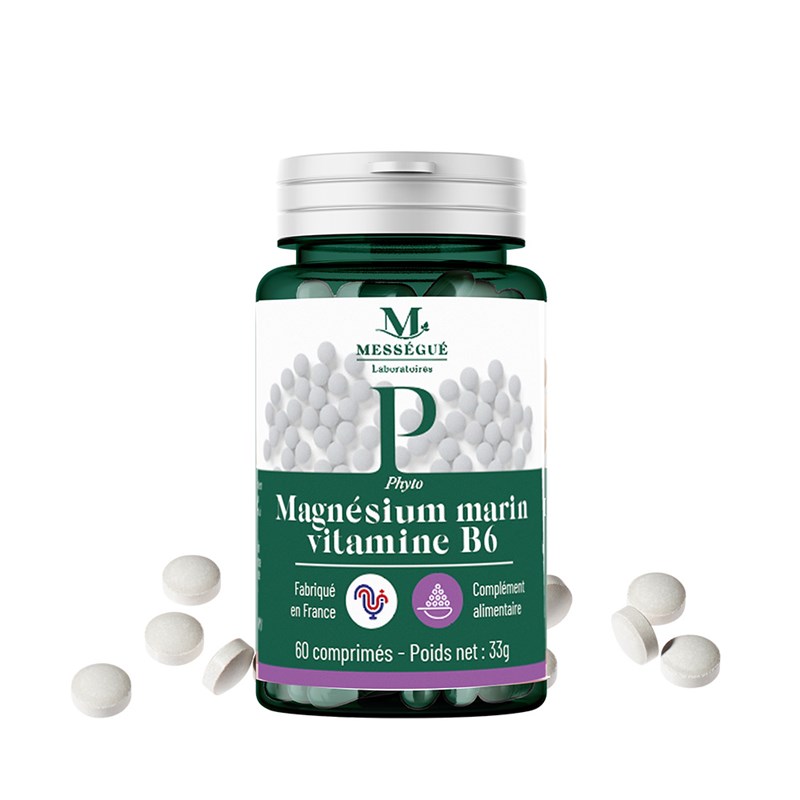 Complément alimentaire magnésium marin vitamine b6 - fatigue et stress
