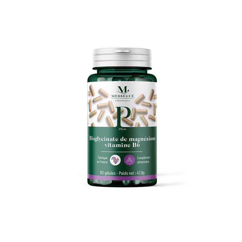 Complément alimentaire magnesium bisglycinate vitamine b6 - fatigue et stress