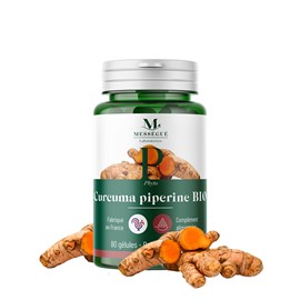 Complément alimentaire curcuma piperine bio - muscles et articulations