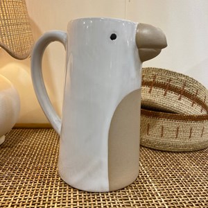 Pichet, carafe ou vase perroquet en
