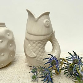 Pichet, carafe ou vase poisson coloris