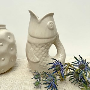 Pichet, carafe ou vase poisson coloris