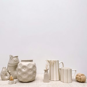 Pichet, carafe ou vase poisson coloris