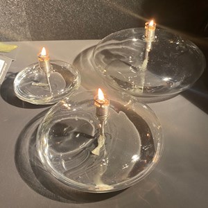 Lampe à huile galet lisse taille s peri living