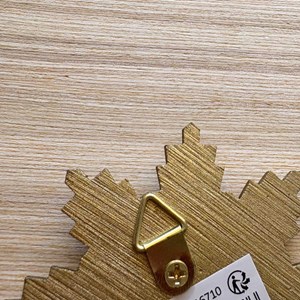 Déco murale œil ex-voto doré déco