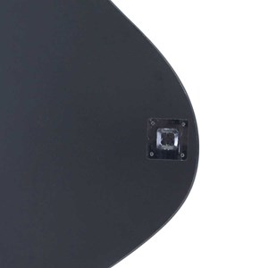 Miroir forme organique en verre clair à