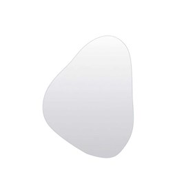 Miroir forme organique en verre clair à