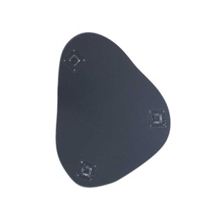 Miroir forme organique en verre clair à