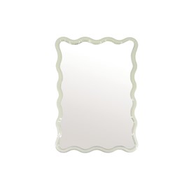 Miroir rectangulaire cadre ondulé