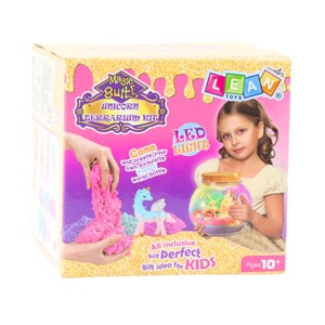 Kit de terrarium créatif à faire soi-même avec lampe led licorne colorée et télé