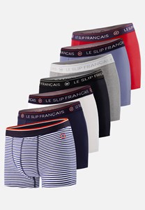 Lot de 7 boxers en coton  - multicore