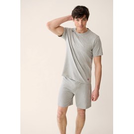 Ensemble pyjama haut et short gris