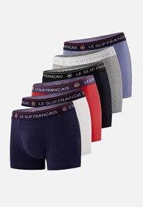 Lot de 6 boxers en coton  - multicolore S