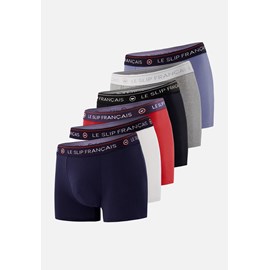 Lot de 6 boxers en coton  - multicore