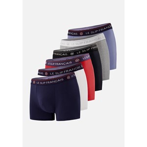 Lot de 6 boxers en coton  - multicore