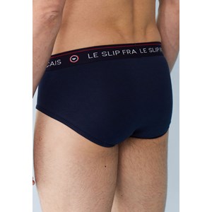 Lot de 5 slips bleu marine en coton XL