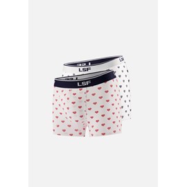 Lot de 2 boxers en coton  - multicolore