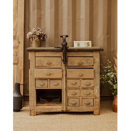 Meuble de métier en bois n°149