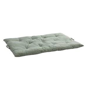 Sur-matelas édredon coton vert jade et