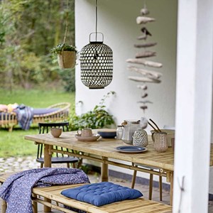 Panier cache pot à suspendre avec corde