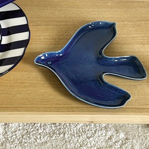 Coupelle ou vide poche oiseau bleu en