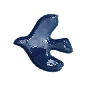 Coupelle ou vide poche oiseau bleu en