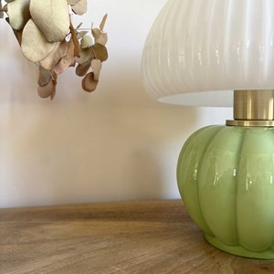 Lampe à poser madeleine verre et