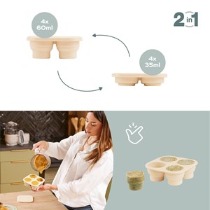 Set contenants silicone & grignoteuse