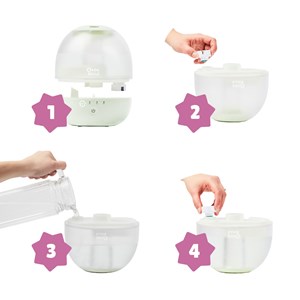 Humidificateur veilleuse bubble