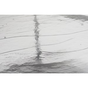 Table basse ronde avec double plateau en verre recyclé d85 cm welle