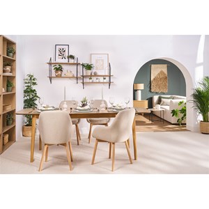 Fauteuils en tissu effet velours jaune moutarde (lot de 2) holo