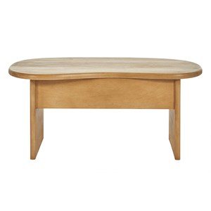 Table basse relevable haricot avec rangement en bois manguier l95 cm kokoa
