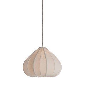 Suspension zubeda d49cm voile écru avec