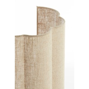 Applique luminaire en lin naturel h40