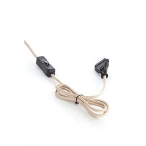 Applique luminaire en lin naturel h40