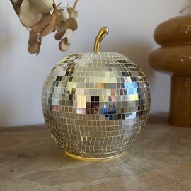 Déco pomme disco led à piles