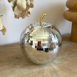 Déco pomme disco led à piles