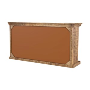 Buffet en bois 3 tiroirs 2 portes coulissantes en métal - tabuk