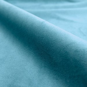 Lot de 2 chaises avec accoudoirs en velours bleu - daisy