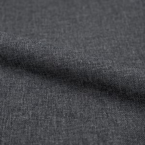 Lot de 2 chaises de bar 72.5 cm en tissu gris - fredrik