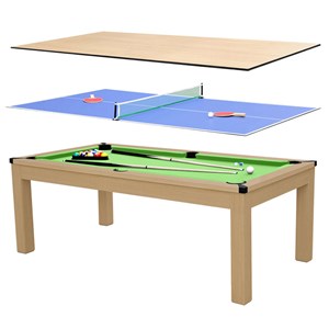 Table multi-jeux convertible, 8-10 personnes - stan