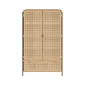 Armoire en bois massif de pin et de teck - alata