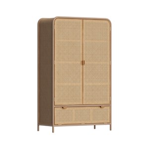 Armoire en bois massif de pin et de teck - alata