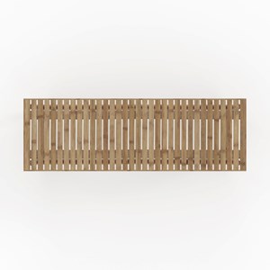 Banc de jardin 2 places en bambou - vadella